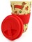 TINYMILLS Eco-Friendly Reusable Plant Fiber 14 oz Travel Mug with Christmas Wiener Dog Design